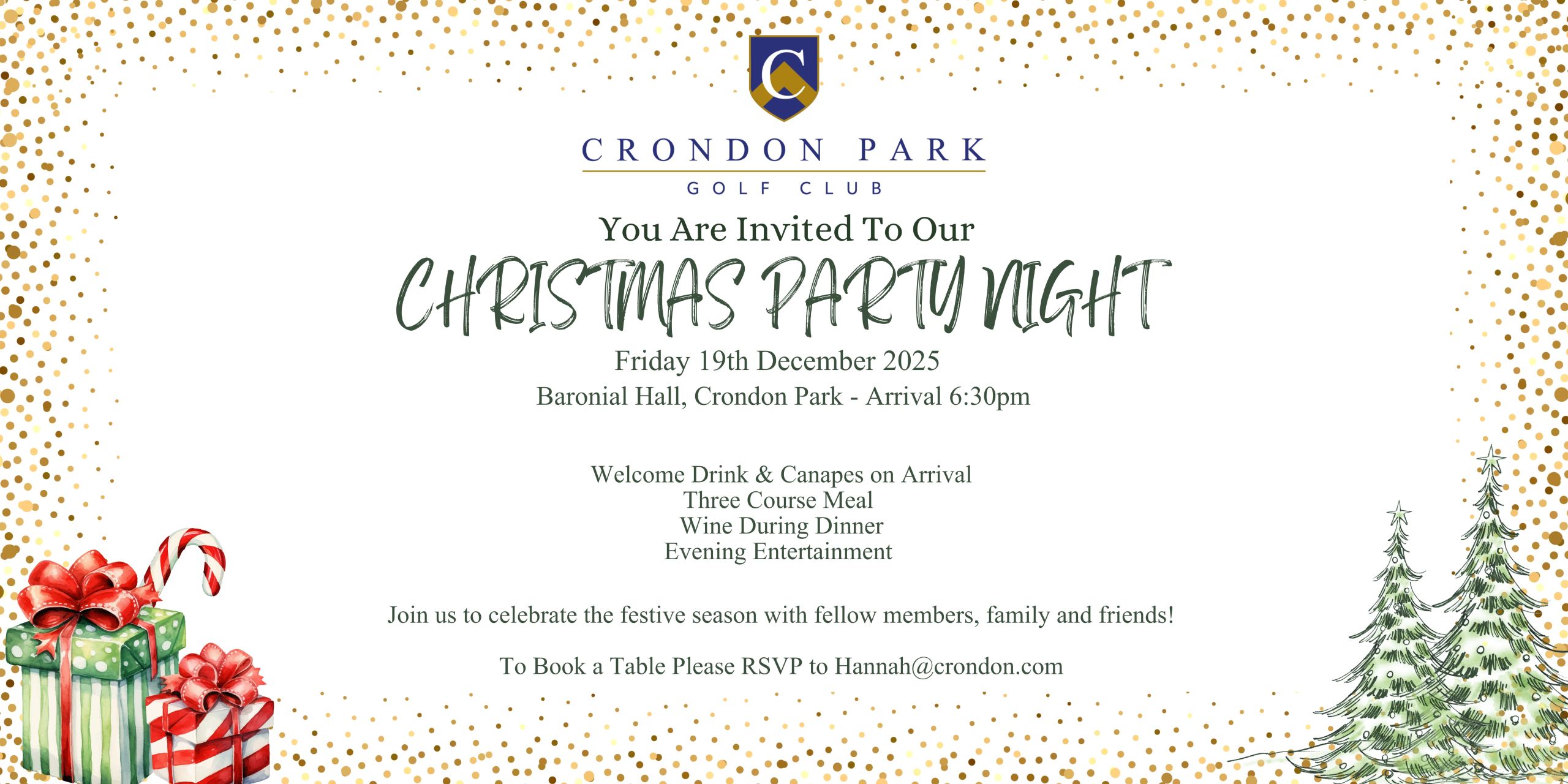 Crondon Park Golf Club | Championship Golf Course Essex|Upcoming Events